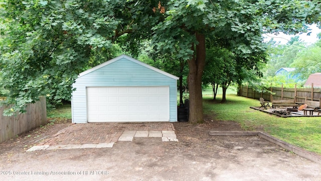4461 Holt Rd, Holt, MI 48842 - view of detached garage