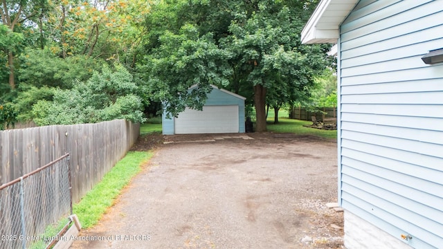 4461 Holt Rd, Holt, MI 48842 - view of detached garage