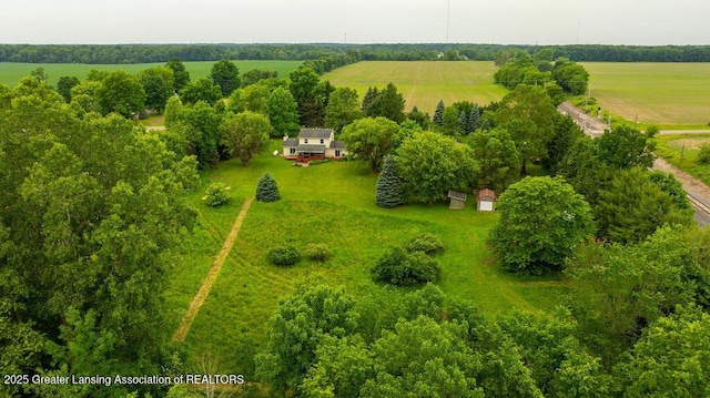 3536 Burkley Rd, Williamston, MI 48895 - overview of rural landscape