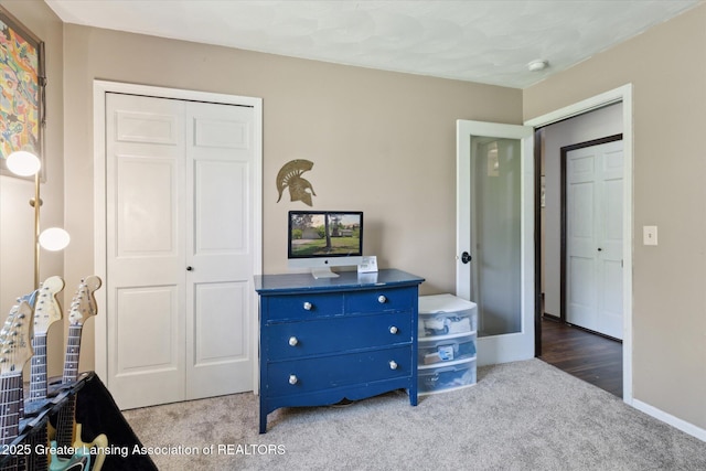 7050 E Eaton Hwy, Sunfield, MI 48890 - bedroom with carpet flooring and a closet