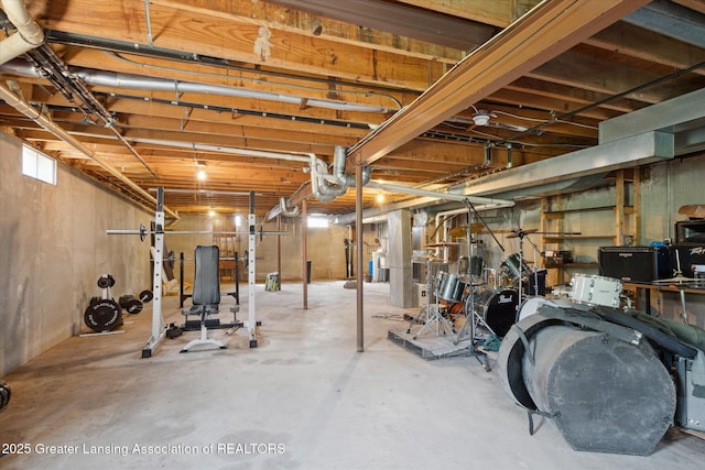 7050 E Eaton Hwy, Sunfield, MI 48890 - view of unfinished basement