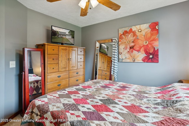 129 Elizabeth Way, Potterville, MI 48876 - bedroom with a ceiling fan