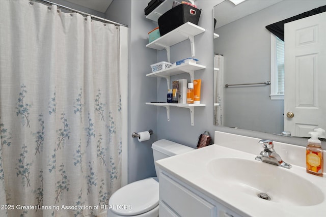 129 Elizabeth Way, Potterville, MI 48876 - full bath featuring vanity and a shower with shower curtain