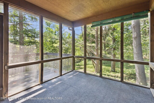 2575 Capeside Dr, Okemos, MI 48864 - view of unfurnished sunroom