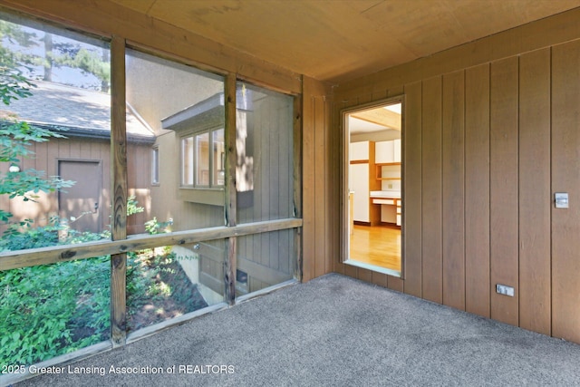 2575 Capeside Dr, Okemos, MI 48864 - view of unfurnished sunroom