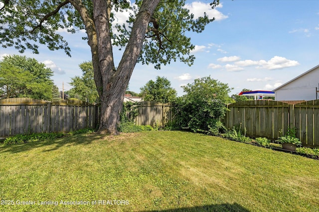 873 Union Ave, Owosso, MI 48867 - view of fenced backyard