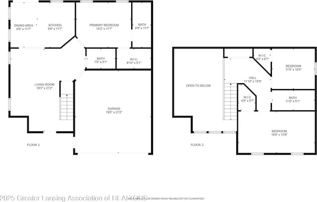 112 E Barber St, Ithaca, MI 48847 - view of home floor plan