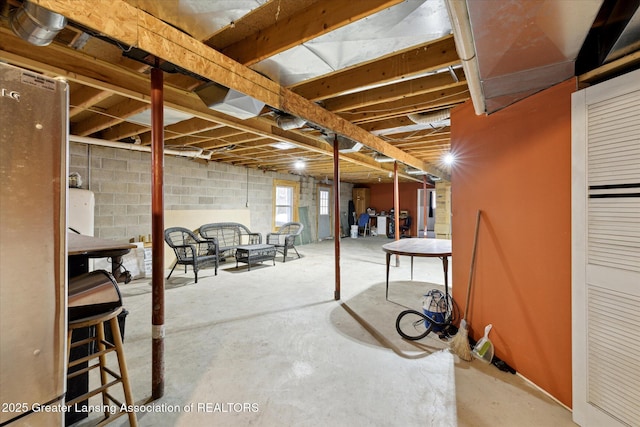 9428 S Wright Rd, Eagle, MI 48822 - view of basement