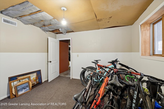 9428 S Wright Rd, Eagle, MI 48822 - view of garage