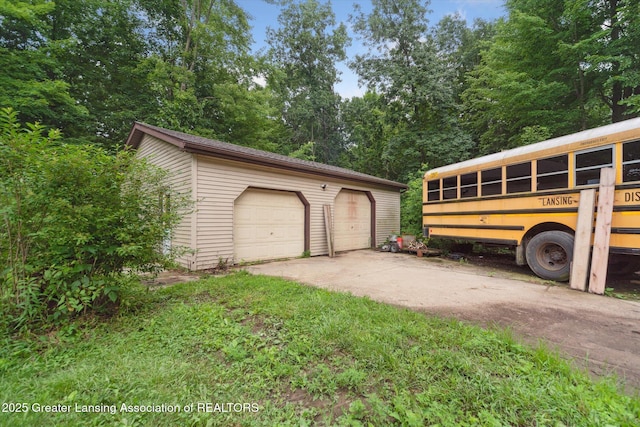 9428 S Wright Rd, Eagle, MI 48822 - view of detached garage