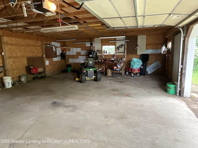 315 Oyer St, Springport, MI 49284 - garage with a garage door opener