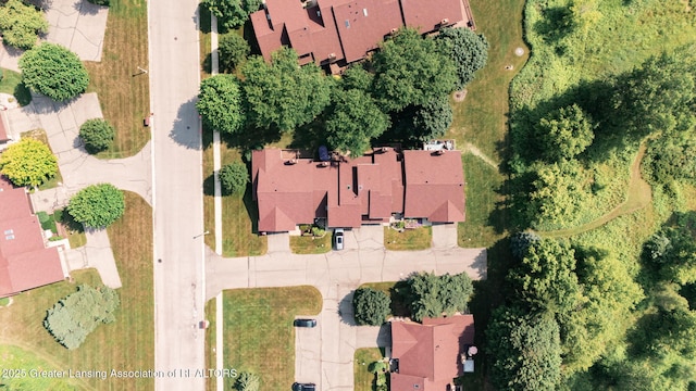 1621 Willow Creek Dr, Lansing, MI 48917 - aerial view