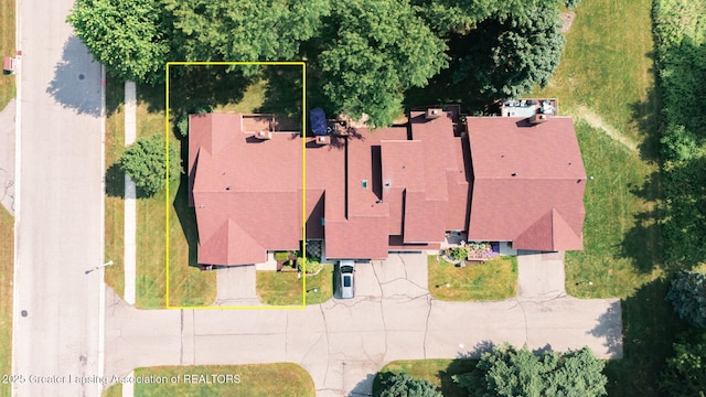 1621 Willow Creek Dr, Lansing, MI 48917 - bird's eye view