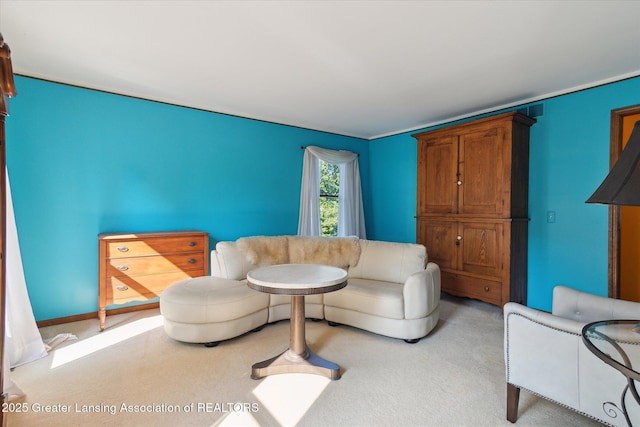 9303 Blueberry Ct, Howell, MI 48843 - living room featuring carpet