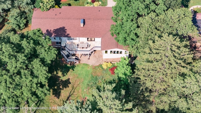 2315 Hamilton Rd, Okemos, MI 48864 - aerial view of property and surrounding area