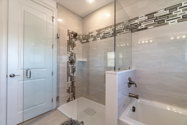 view of full bathroom
