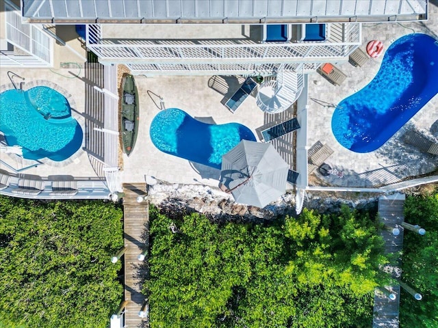 aerial view