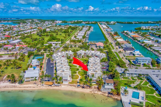 601 Ocean Dr Unit 414D, Key Colony, FL 33051 - aerial view of a large body of water