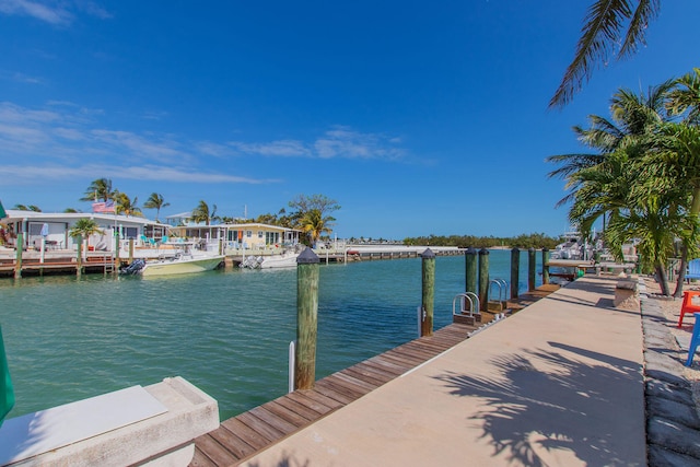 461 3rd St, Key Colony, FL 33051 - dock area with a water view