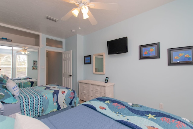 461 3rd St, Key Colony, FL 33051 - bedroom with a ceiling fan