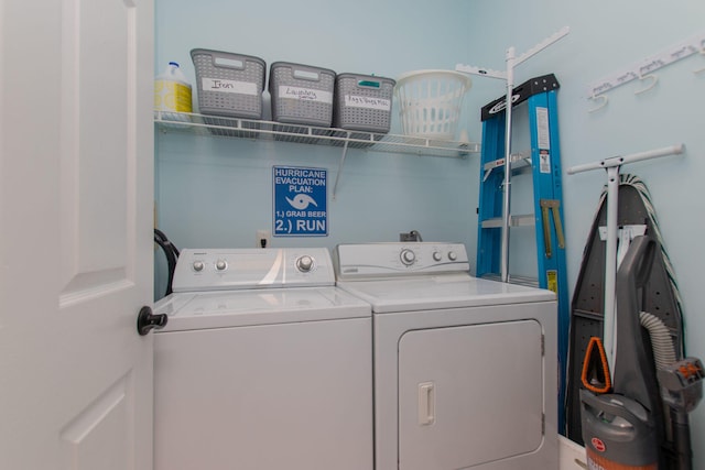 461 3rd St, Key Colony, FL 33051 - laundry area with washer and clothes dryer