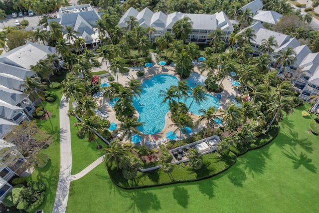 bird's eye view featuring a residential view