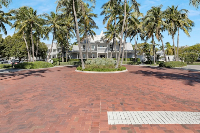 exterior space with a residential view