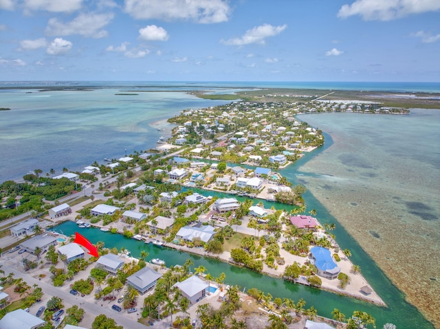 17126 Wahoo Ln, Sugarloaf, FL 33042 - aerial overview of property's location featuring a large body of water and nearby suburban area