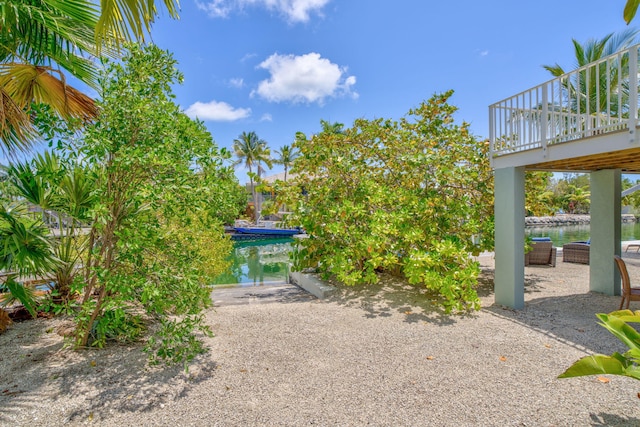 17126 Wahoo Ln, Sugarloaf, FL 33042 - view of yard with a patio, a swimming pool, and a deck