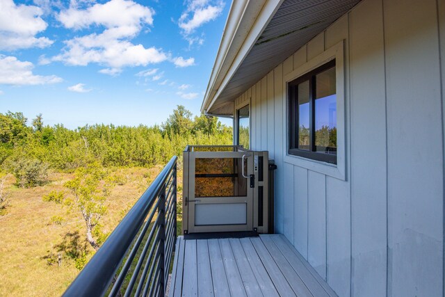 view of deck