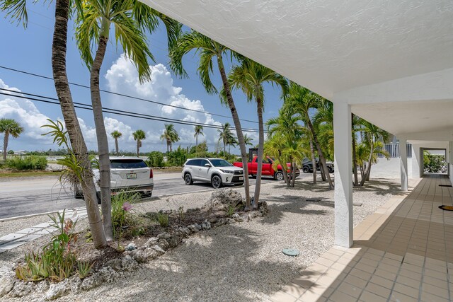 view of uncovered parking lot