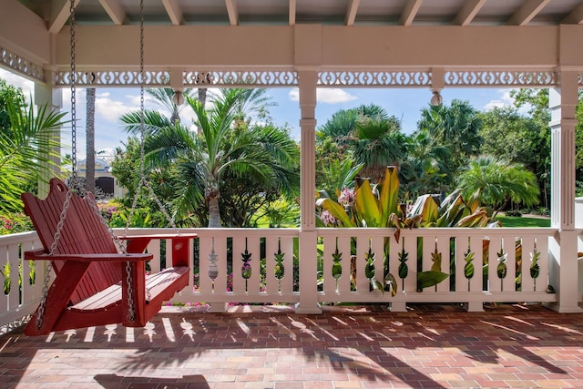 view of patio