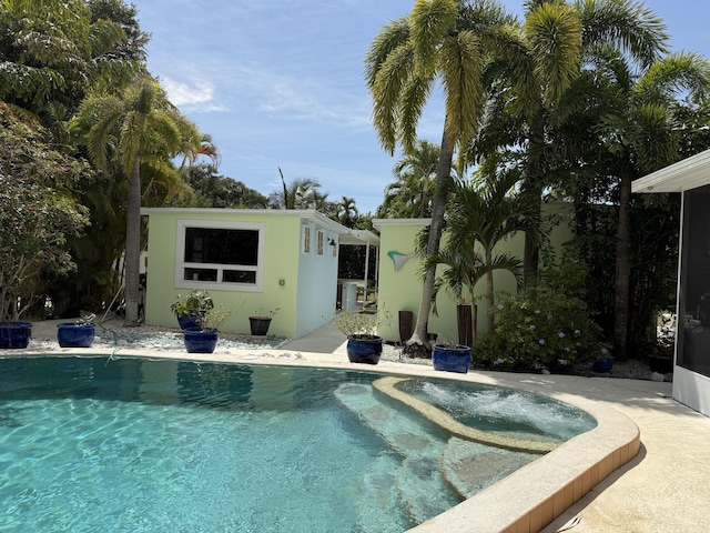 view of pool