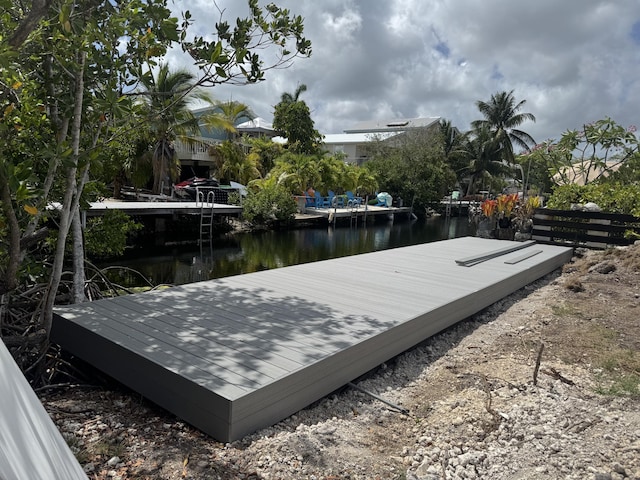 622 Diane Ave, Little Torch, FL 33042 - dock area featuring a water view