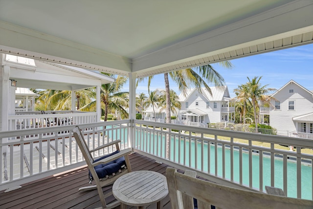 12399 Overseas Hwy Unit 12, Marathon, FL 33050 - exterior space featuring a residential view and a fenced in pool