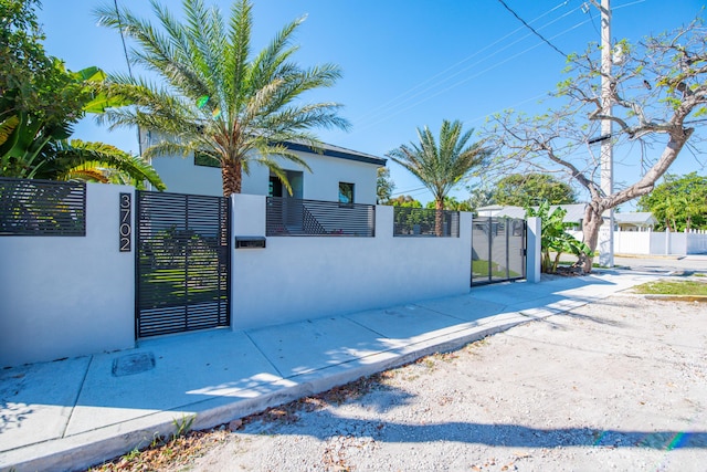 3702 Duck Ave, Key West, FL 33040 - view of gate with a fenced front yard