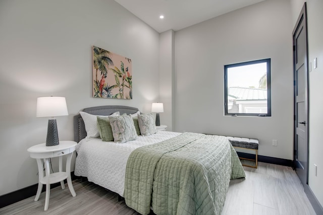 3702 Duck Ave, Key West, FL 33040 - bedroom featuring baseboards, recessed lighting, and wood finished floors