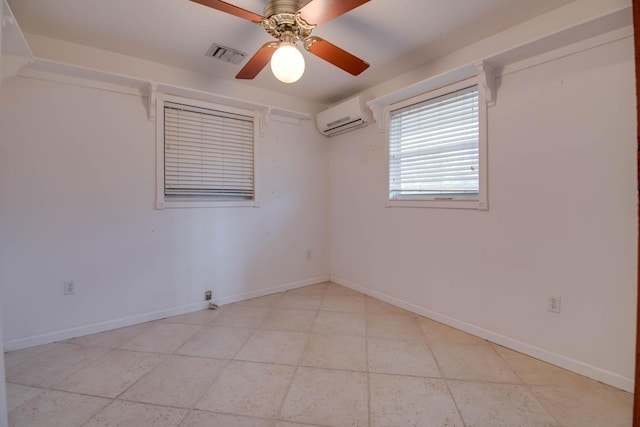 681 Indies Dr, Ramrod, FL 33042 - unfurnished room with a wall mounted AC and a ceiling fan