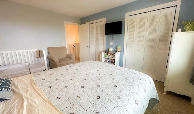 109 Stirrup Key Woods Rd Unit 1B2, Marathon, FL 33050 - carpeted bedroom featuring multiple closets