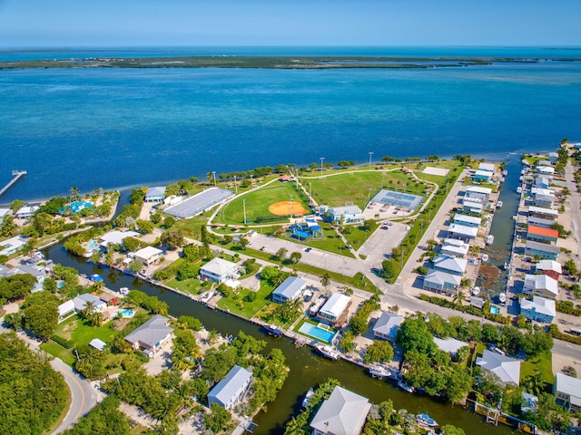 421 Ixora Dr, Big Pine, FL 33043 - aerial overview of property's location featuring a large body of water and nearby suburban area