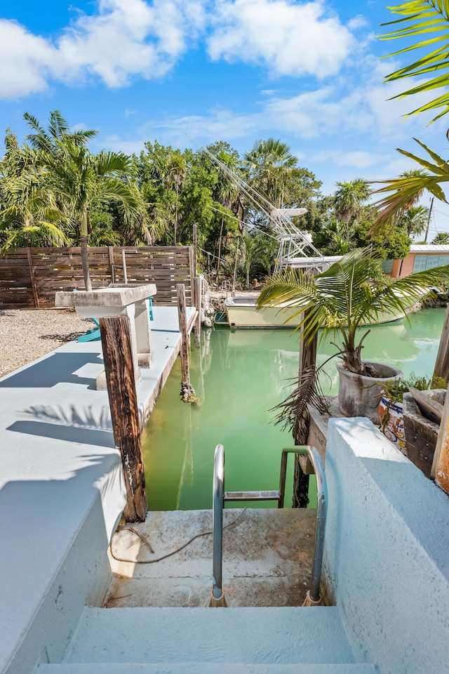 280 100th St, Ocean, Marathon, FL 33050 - view of dock