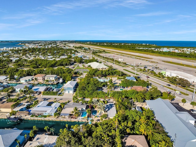 280 100th St, Ocean, Marathon, FL 33050 - birds eye view of property with a water view and a residential view