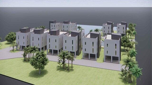 bird's eye view featuring a residential view