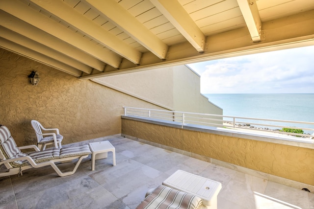 1133 Ocean Dr Unit 2, Key Colony, FL 33051 - patio / terrace featuring a water view