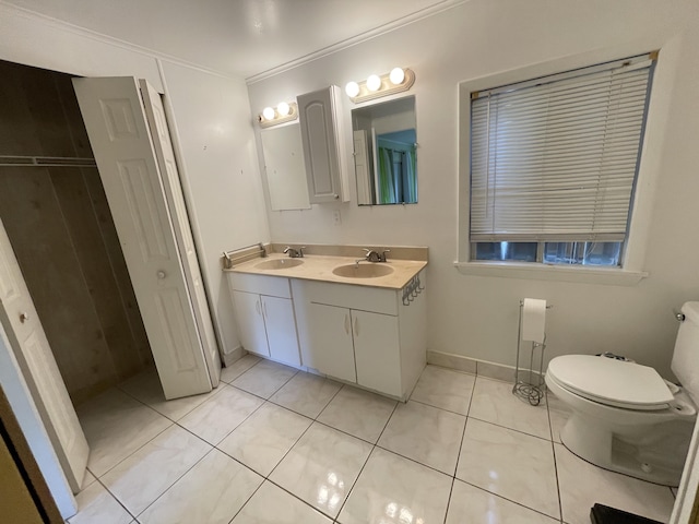 27858 Lobster Tail Trl, Little Torch, FL 33042 - full bath featuring toilet, tile patterned flooring, baseboards, and double vanity