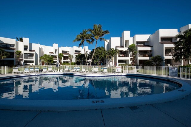 pool with fence