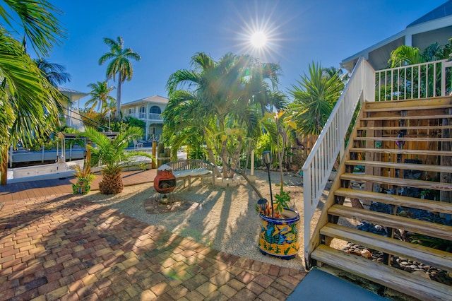 28560 Doubloon Rd, Little Torch, FL 33042 - view of patio / terrace with stairs