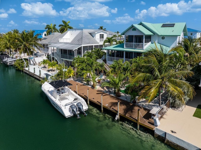 28560 Doubloon Rd, Little Torch, FL 33042 - drone / aerial view of a large body of water