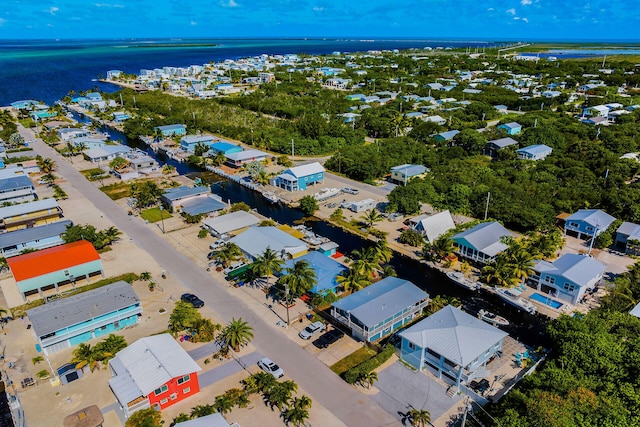 31034 Hollerich Dr, Big Pine, FL 33043 - aerial view of residential area featuring a nearby body of water