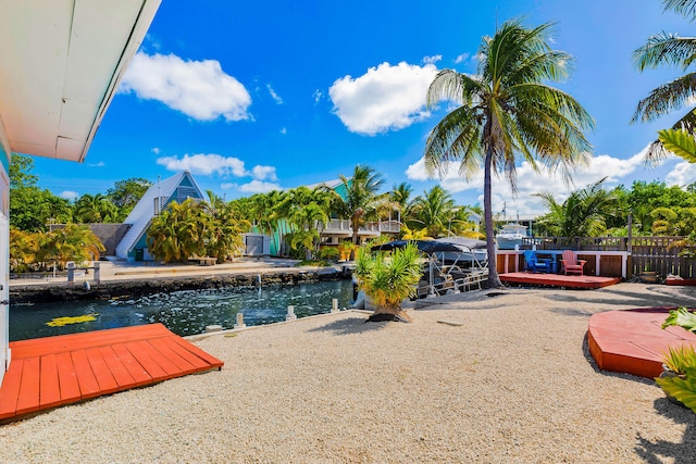 31034 Hollerich Dr, Big Pine, FL 33043 - view of pool featuring a dock